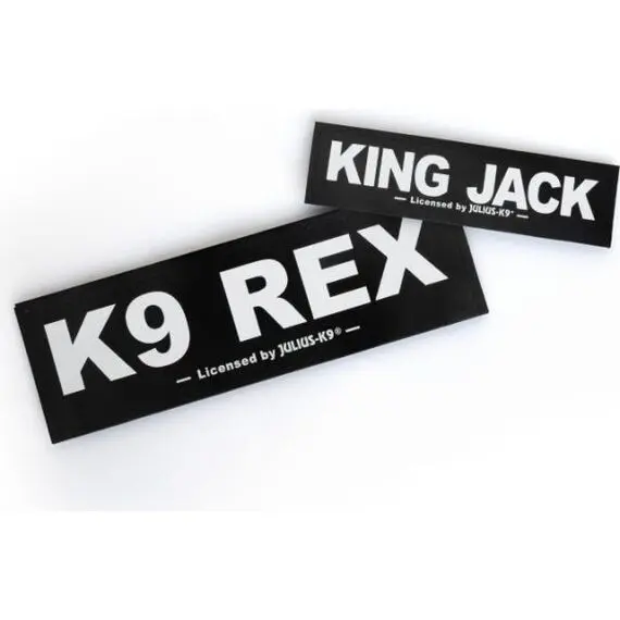 Julius K9 Eigen Naam Label Per Stuk | Tekstlabels