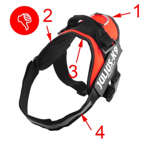 Voorbeeld nep Julius-K9 hondentuig