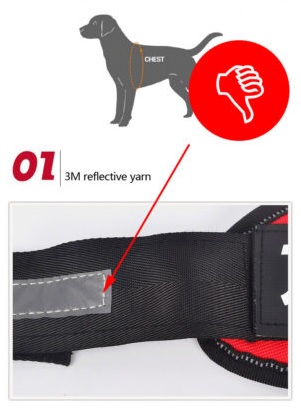 Voorbeeld nep Julius-K9 hondentuig