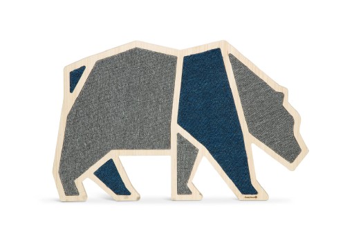 Beeztees blue bear krabplank