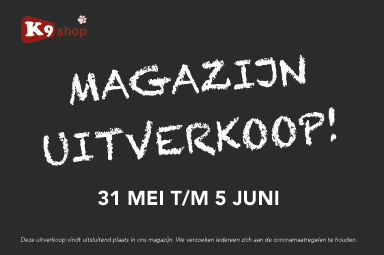 Magazijn uitverkoop K9 Shop