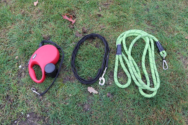 Verschillende soorten hondenriemen