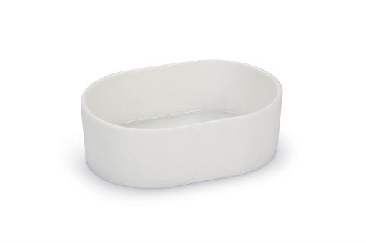 beeztees - vogelbakje - plastic - wit - 11x7,5x3,5 cm