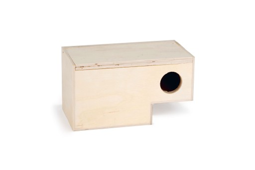 Afbeelding broedkast instap - vogel - 19x10x10 cm door K-9 Security dogs