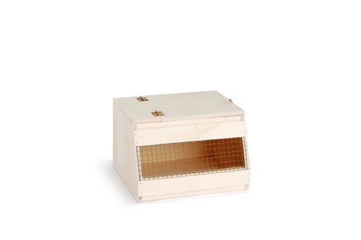 Houten Loper - Vogel Transportkooi - 16x14x11 cm