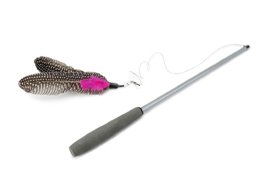 Afbeelding Beeztees Twisty telescopic cat fishing rod door K-9 Security dogs