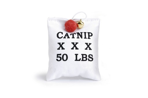 Beeztees Zakje+Catnip - Hondenspeelgoed - Canvas - 10 cm