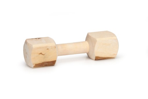 Beeztees Apporteerblok - Hondenspeelgoed - Hout - 350-400 gram