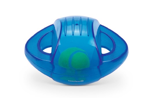 Afbeelding beeztees fetch rugby - hondenspeelgoed - blauw - 24x16x12 cm door K-9 Security dogs