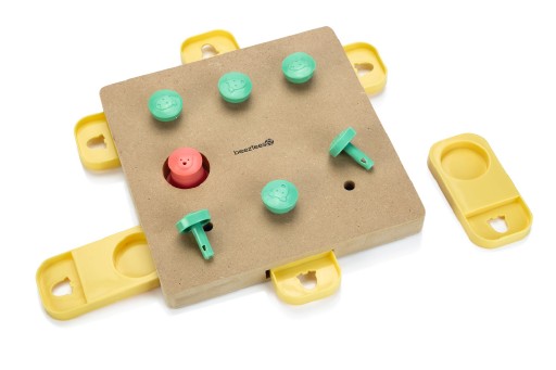beeztees anubi - hondenspeelgoed - training - hout - 32 cm
