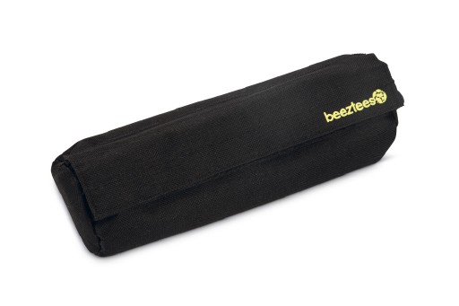 beeztees trito snack dummy - hondenspeelgoed - zwart - 22x7 cm