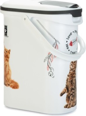 Curver - Voedselcontainer Kat - Wit - 10L - 4Kg