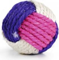 Beeztees Sisal Bal - Kattenspeelgoed - Geknoopt - 6x6x6 cm