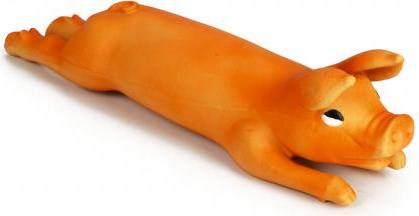 Beeztees Biggetje - Hondenspeelgoed - Oranje - Groot - 42 cm