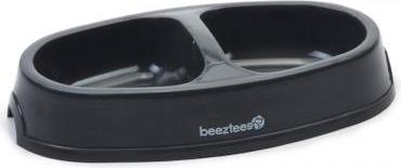 Beeztees - Dinerset Kat - Plastic - Antraciet - 2x0,15L