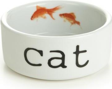 Beeztees Snapshot - Kattenvoerbak - Keramiek - 11,5x11,5x5 cm - 300 ml afbeelding