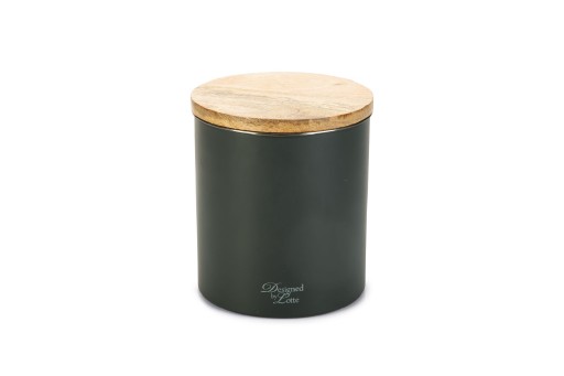 DBL Voorraadbus Canisto - Hond - RVS - Donkergrijs - 17x17x21cm