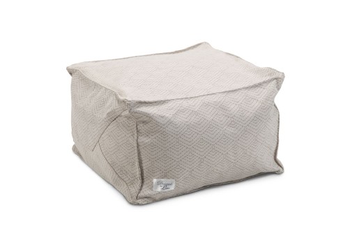 designed by lotte honey - kattenpoef - beige - 45x45x30 cm