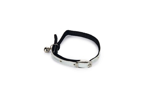 Afbeelding Kattenbandje Reflecterend met Gesp Zilver 0730152 door K-9 Security dogs