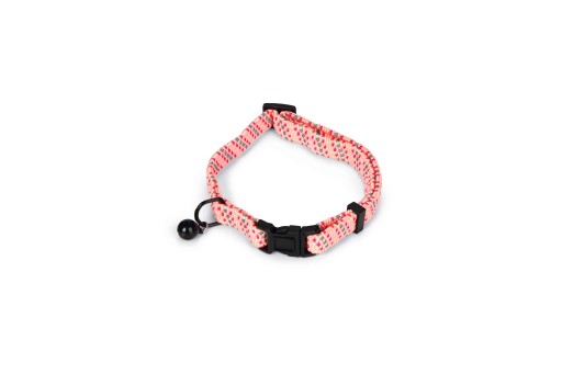 Afbeelding Beeztees Kattenhalsband Elastiek Reflecterend Roze 0730295 door K-9 Security dogs