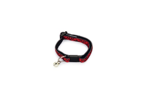 Afbeelding Beeztees Mystic - Kittenhalsband - Nylon - Rood - 14-23 cm door K-9 Security dogs