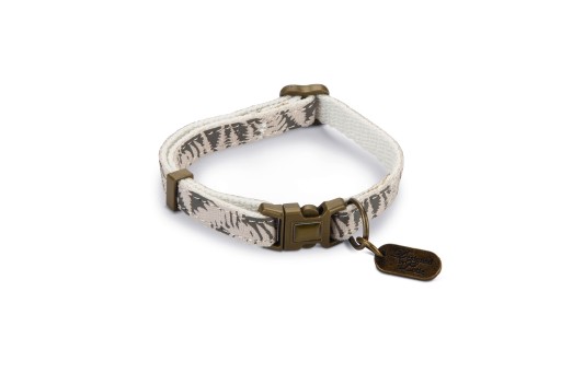 designed by lotte oribo - kattenhalsband - beige - 20-30 cm