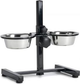 Beeztees Standaard - Dinerset Hond - Zwart - 13 cm