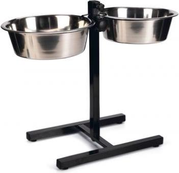 Beeztees Standaard - Dinerset Hond - Zwart - 28 cm