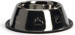 Beeztees Steeldish - Hondenvoerbak - Antislip - Met print - 0,9L