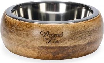 Designed by Lotte Mandira - Hondenvoerbak - Hout - 16,5 cm