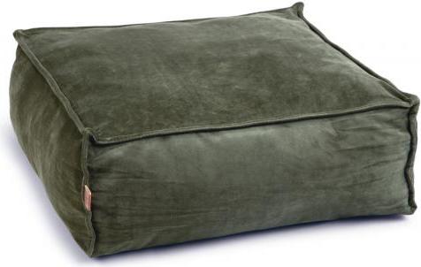 Designed by Lotte Velveti - Kattenkussen - Fluweel - Groen - 50x50x20 cm afbeelding