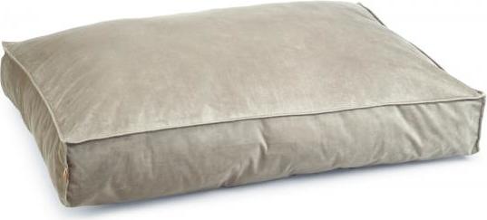 Designed by Lotte Nalino - Hondenkussen - Fluweel - Grijs - 100x70x15 cm afbeelding