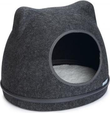 Beeztees Yupik - Katteniglo - Vilt - Grijs - 40x33x35 cm