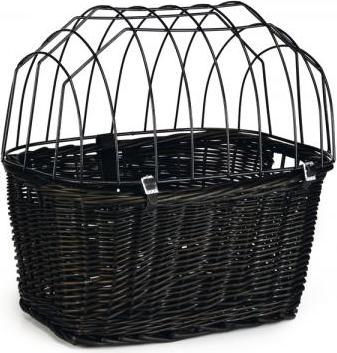 Beeztees - Fietsmand+Draadkap - Zwart - 43x34x44 cm