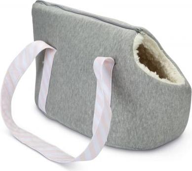 Beeztees Puppy Wolly - Hondendraagtas - Grijs - 45x24x26 cm