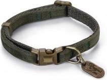 Designed by Lotte Velura - Kattenhalsband - Groen - Fluweel - 30x1x0,2 cm afbeelding