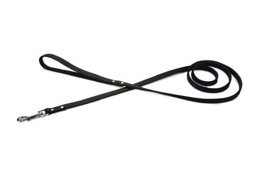 Afbeelding Hondenriem van leer 165cm x 12mm zwart door K-9 Security dogs