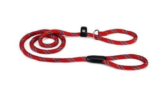 Afbeelding Sliplijn Nylon Ronde Rood door K-9 Security dogs