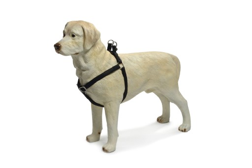 Afbeelding Hondentuig Mac Leather 35-60cm zwart door K-9 Security dogs