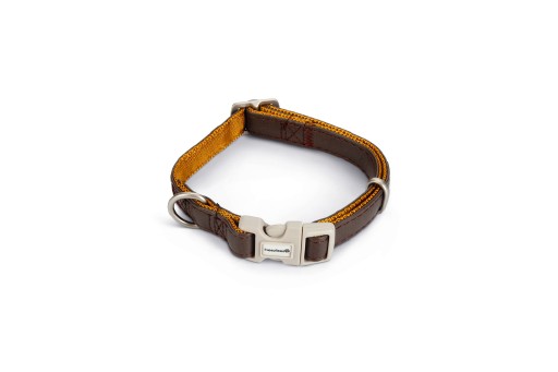 Macleather Soft touch Hondenhalsband Bruin 40 x 1,5 cm