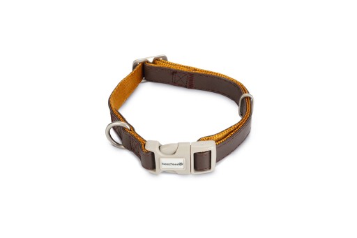Macleather Soft touch Hondenhalsband Bruin 50 x 2 cm