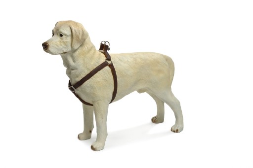 Afbeelding Hondentuig Mac Leather soft touch 35-50cm bruin door K-9 Security dogs