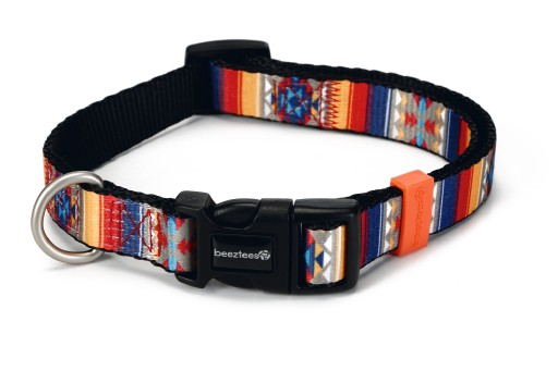 Beeztees Huevos verstelbare nylon halsband 48-70 x 25