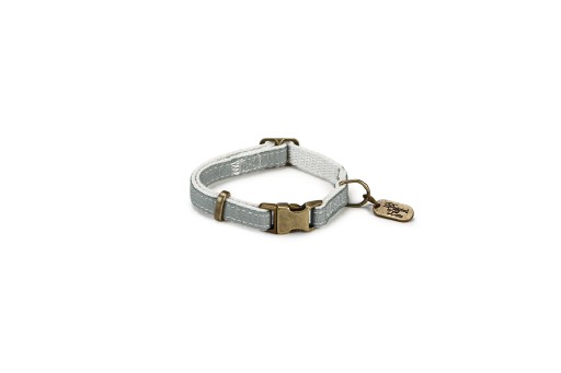 Afbeelding Designed By Lotte Nylon Halsband Virante - Mint - 20/30 x 10 mm door K-9 Security dogs