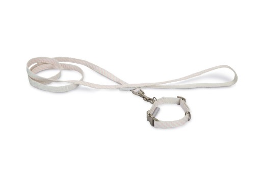 Beeztees Puppy Halsband & Lijn - Roze (20-30 cm)