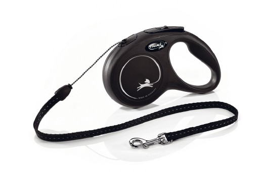 Afbeelding Flexi Classic Cord 5 meter Small Zwart door K-9 Security dogs