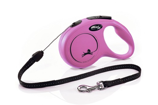 Afbeelding Flexi Classic Cord 8 meter Small Roze door K-9 Security dogs