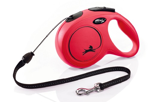 Afbeelding Flexi Classic Cord 8 meter Medium Rood door K-9 Security dogs