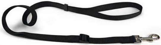 Beeztees - Hondenriem - Nylon - Zwart - 120-180 cm x 15 mm