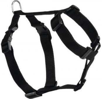 Beeztees Wandel- en Autogordel - Hond - Nylon - Zwart - 75-100 cm